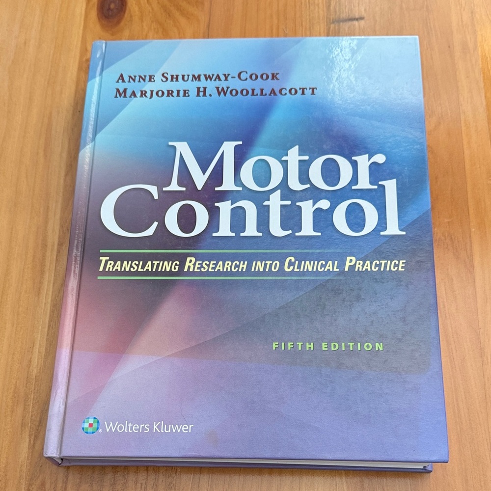 Motor Control Book - Blue and Purple
